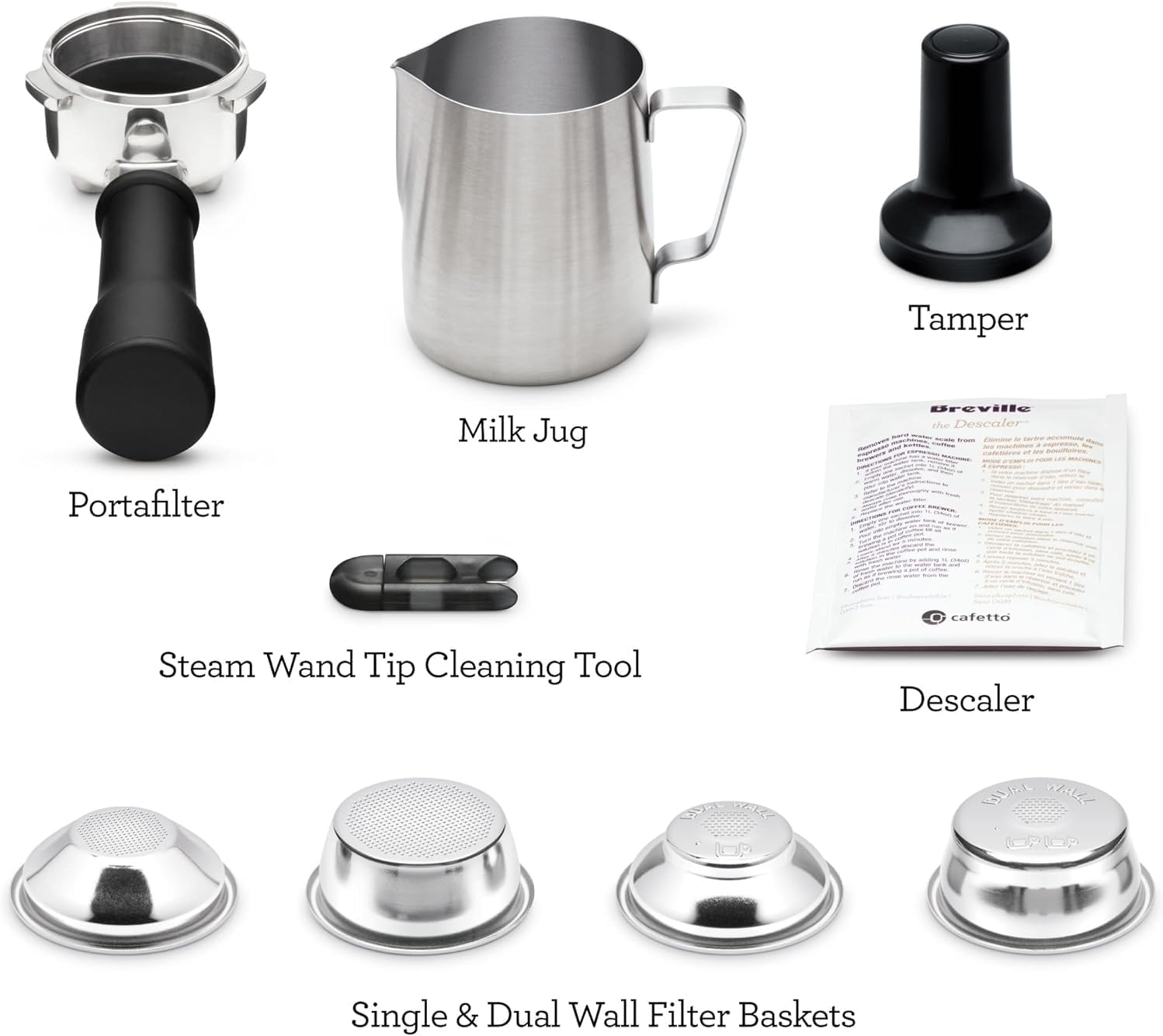 Breville Bambino Espresso Machine BES450BSS, Brushed Stainless Steel - Image 8